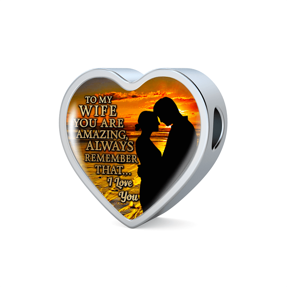 To My Wife, You Are Amazing - Woven Double Braided Leather Bracelet - podprintz.com